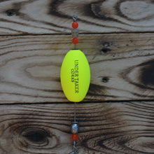 Load image into Gallery viewer, Undertaker Corks Oval Cork weighted popping float for saltwater fishing - Neon Yellow